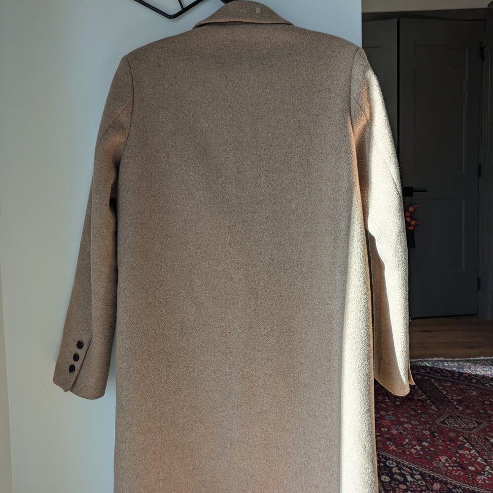 Camel Wool coat - recycled fibers, Select femme brand - Picture 4 of 8